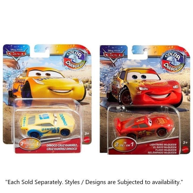 DISNEY PIXAR CARS COLOR CHANGERS