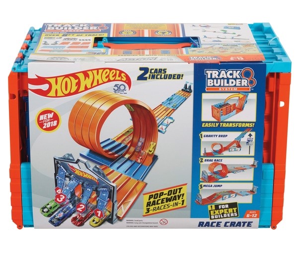 HOTWHEELS TRACK BUILDER SYSTEM RACE CRATE