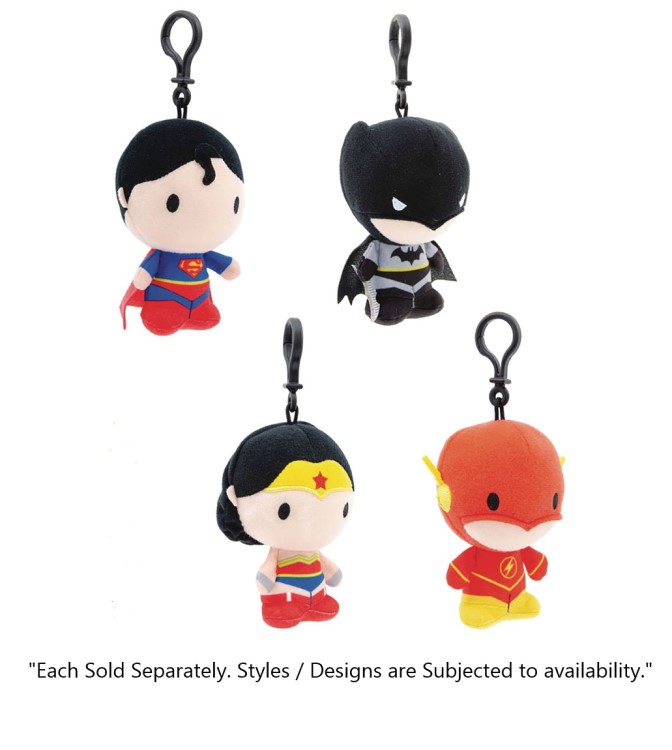 DC COMICS FIGURINE WITH CLIP ASSORTED