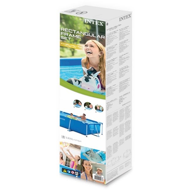 INTEX RECTANGULAR FRAME POOL 300CM X 200CM X 75CM