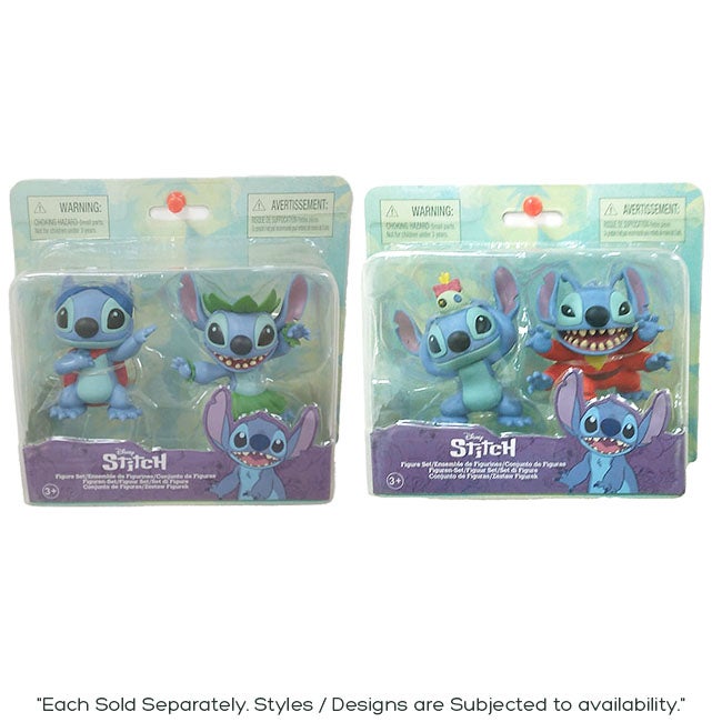 DISNEY STITCH COLLECTABLE FIGURES 2PKS