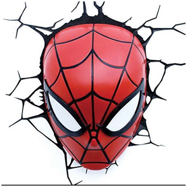 THE SOURCE SPIDERMAN FACE 3D DECO LIGHT