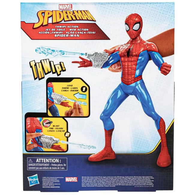HASBRO MARVEL SPIDERMAN THWIP ACTION FIGURE 13-INCH