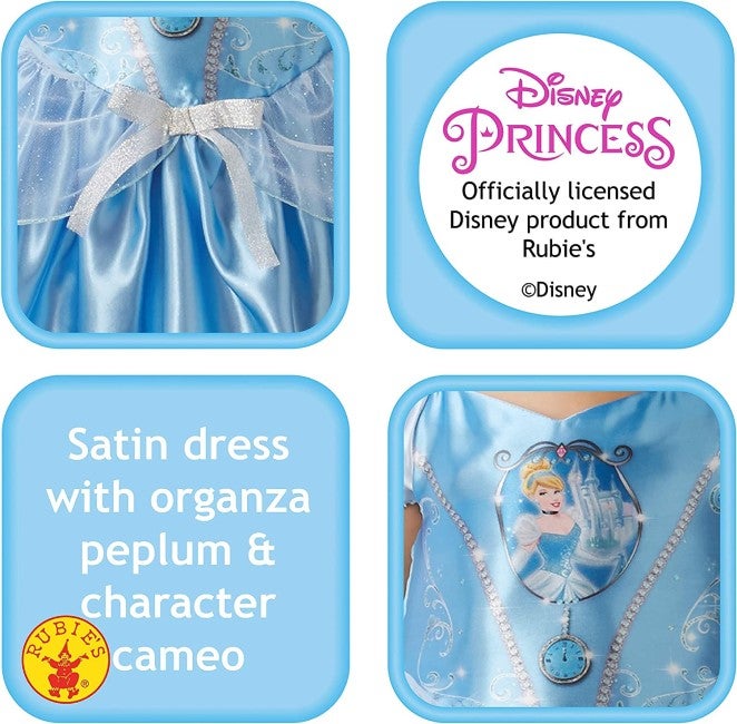 RUBIES COSTUME FAIRYTALE DISNEY PRINCESS CINDERELLA - LARGE