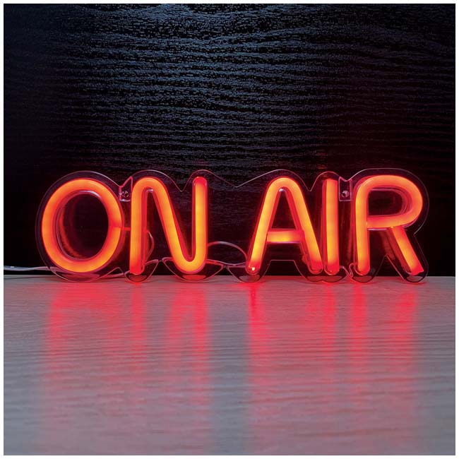 THE SOURCE NEON ON AIR WALL SIGN