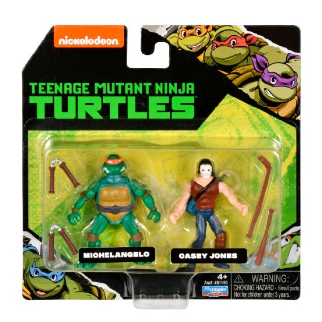 PLAYMATES TMNT CLASSIC MINI FIGURE 2 PACK (80-90S)- MICHELA