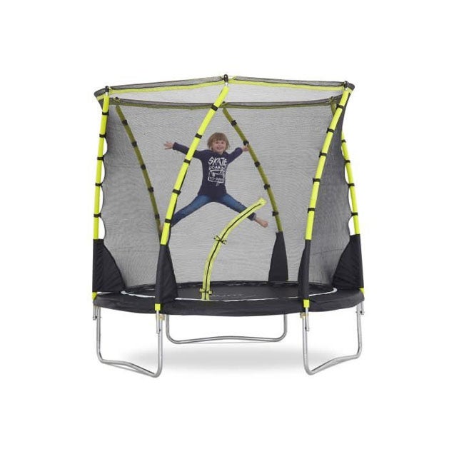 PLUM 8FT WHIRLWIND TRAMPOLINE WITH ENCLOSURE NET AND LADDER