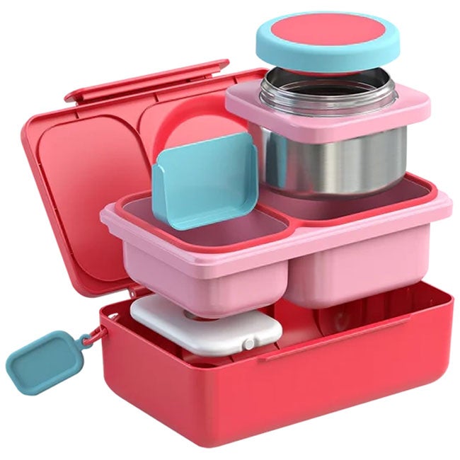 OMIELIFE BOX UP THERMOS 350ML CHERRY PINK