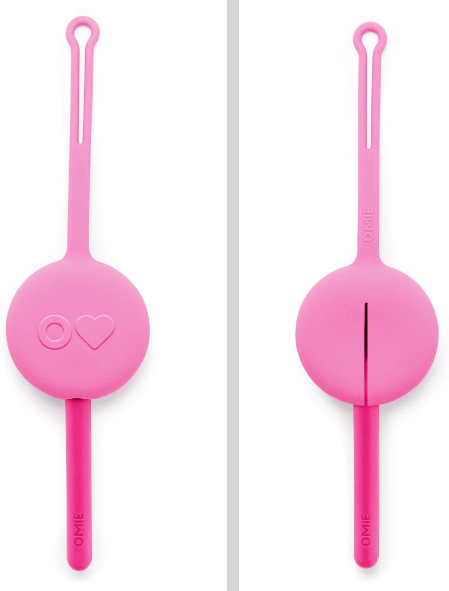 OMIELIFE UTENSIL + HOLDER SET PINK/BER