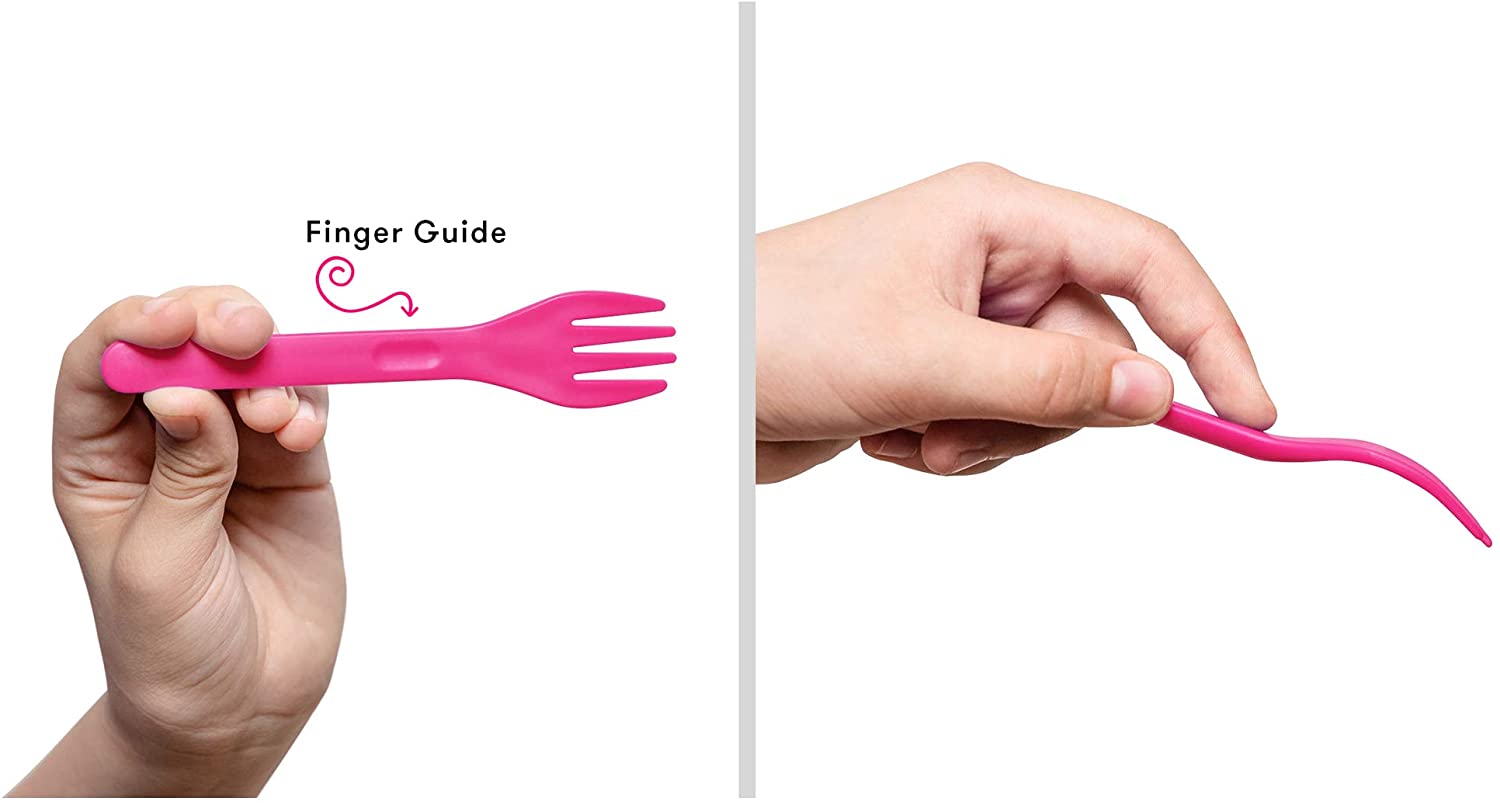 OMIELIFE UTENSIL + HOLDER SET PINK/BER