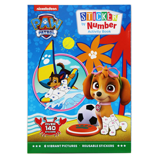 ALLIGATOR PAW PATROL STICKER BY NUMBER