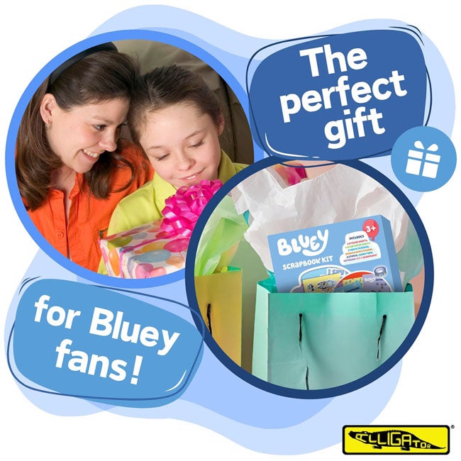 ALLIGATOR BLUEY SCRAPBOOK KIT