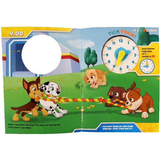 ALLIGATOR PAW PATROL CLOCK BOOK