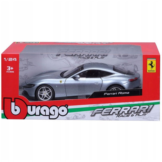 BURAGO 1:24 DIECAST FERRARI R & P FERRARI ROMA