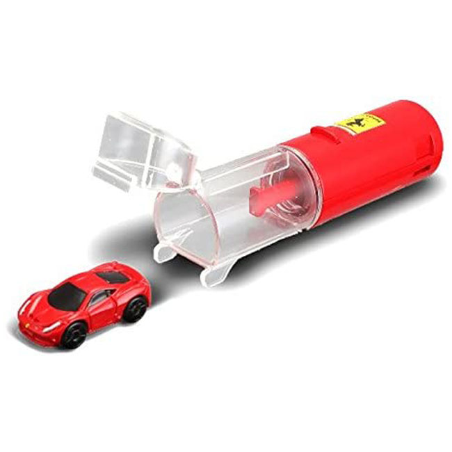 BURAGO FERRARI R&P POCKET GARAGE 1.25 CAR W LAUNCHER ASST