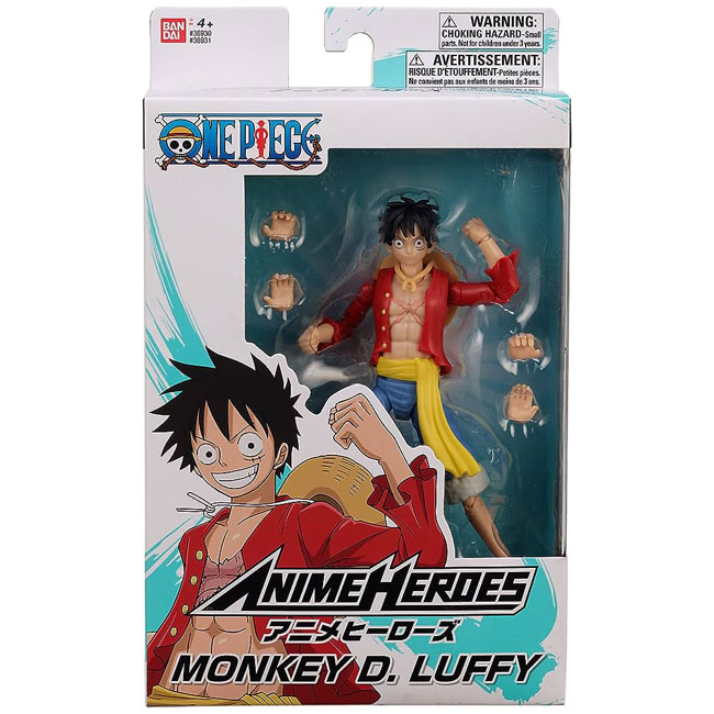 BANDAI ONE PIECE ANIME HEROES - MONKEY D LUFFY