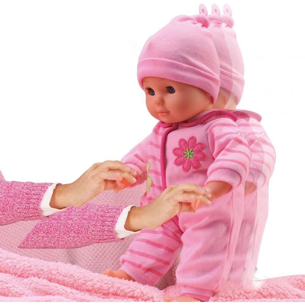 BAMBOLINA 33CM BABY TRAINING SOFT WALKING DOLL
