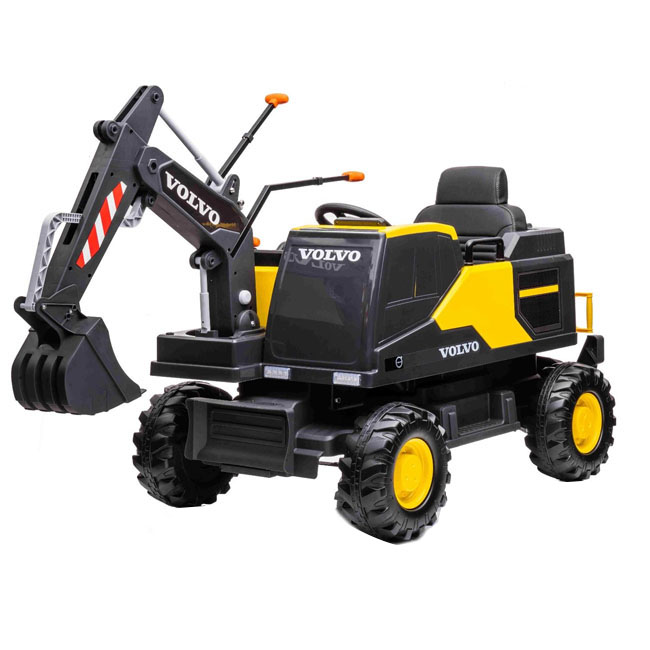 BBJ RIDE-ON LICENSED VOLVO EXCAVATOR 12V BATTERY - YELLOW