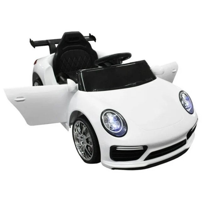 BBJ RIDE-ON LICENSED PORSCHE CAR 6V BATTERY WHITE - VMT-911