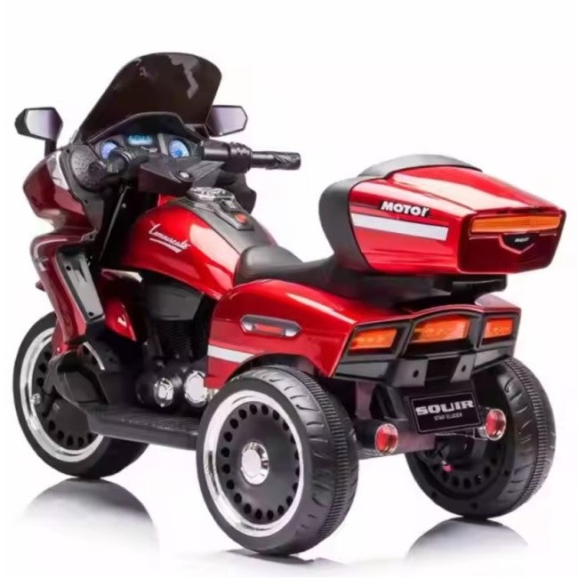 BBJ RIDE-ON MOTORCYCLE 12V 2 MOTORS W/ REMOTE RED - XGZ9199