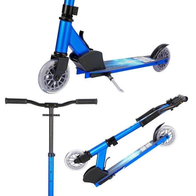 BOLDCUBE 2 WHEEL SCOOTER DELUXE - SAPPHIRE