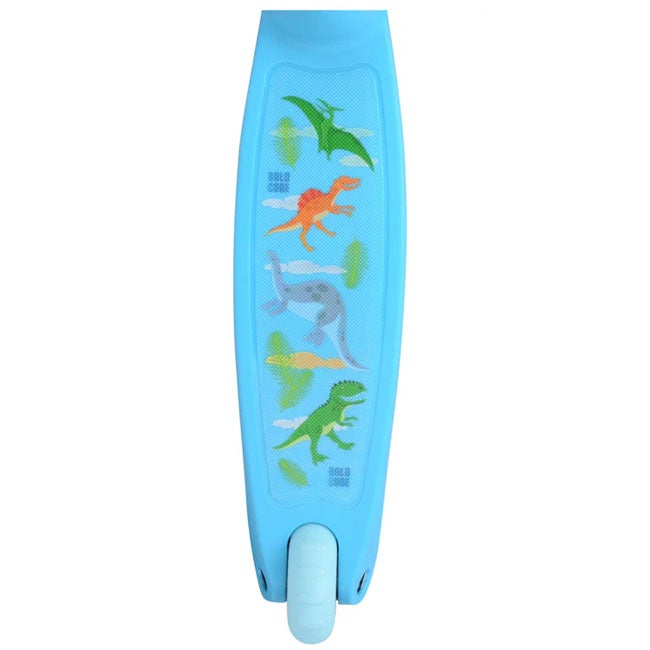 BOLDCUBE 3-WHEEL FOLDING SCOOTER TEENY DINOSAUR BLUE