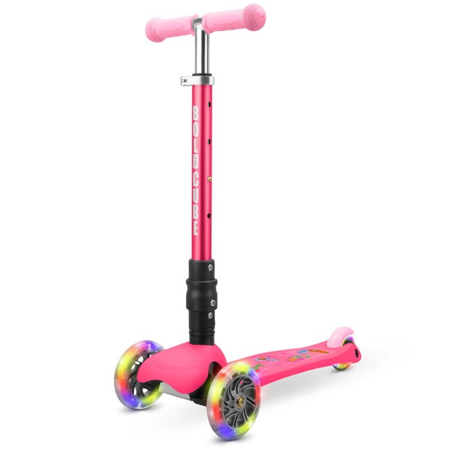 BOLDCUBE 3-WHEEL FOLDING SCOOTER TEENY PINK