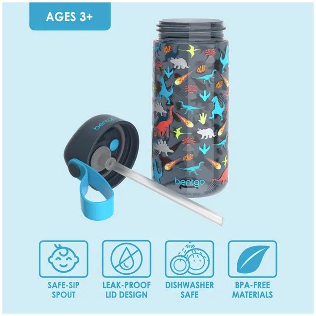 BENTGO KIDS WATER BOTTLE  DINOSAUR