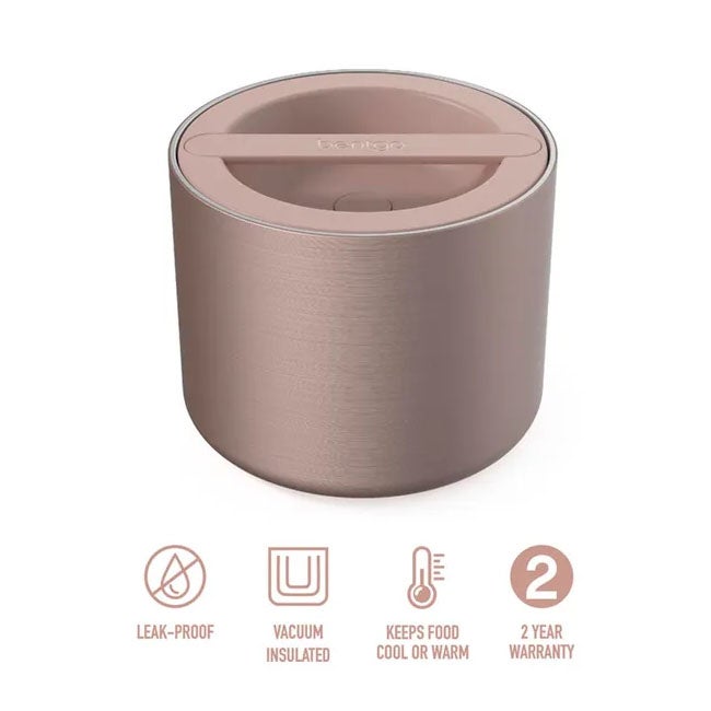 BENTGO  STAINLESS STEEL INSULATED FOOD CONTAINER  ROSE GOL