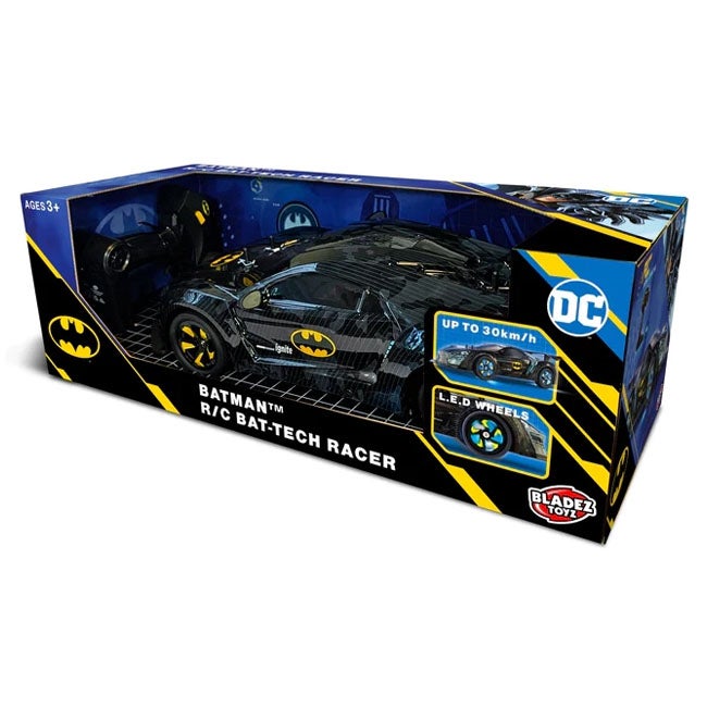 BLADEZ TOYS BATMAN VEHICLE BAT TECH 1:10 REMOTE CONTROL CAR