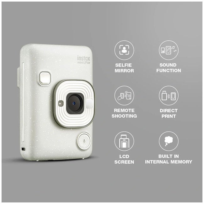 FUJIFILM INSTAX CAMERA LIPLAY C WHITE VN