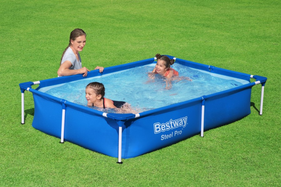 BESTWAY STEEL PRO RECTANGULAR SPLASH POOL (1.5 X 0.43 M)