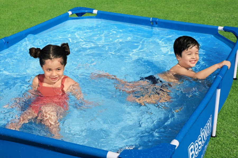 BESTWAY STEEL PRO RECTANGULAR SPLASH POOL (1.5 X 0.43 M)