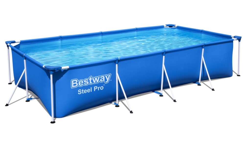 BESTWAY STEEL PRO RECTANGULAR POOL (400 X 211 X 81 CM)