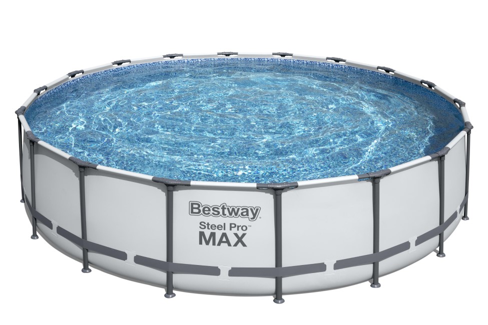 BESTWAY STEEL PRO MAX ROUND FRAME POOL (5.49 X 1.22 M)