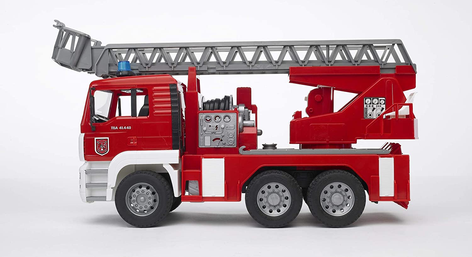 BRUDER MAN FIRE ENGINE WITH WATER PUMP