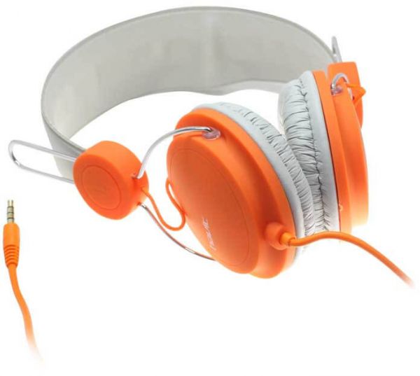 BUDDYPHONES EXPLORE FOLDABLE ON EAR WIRED HP ORNGE