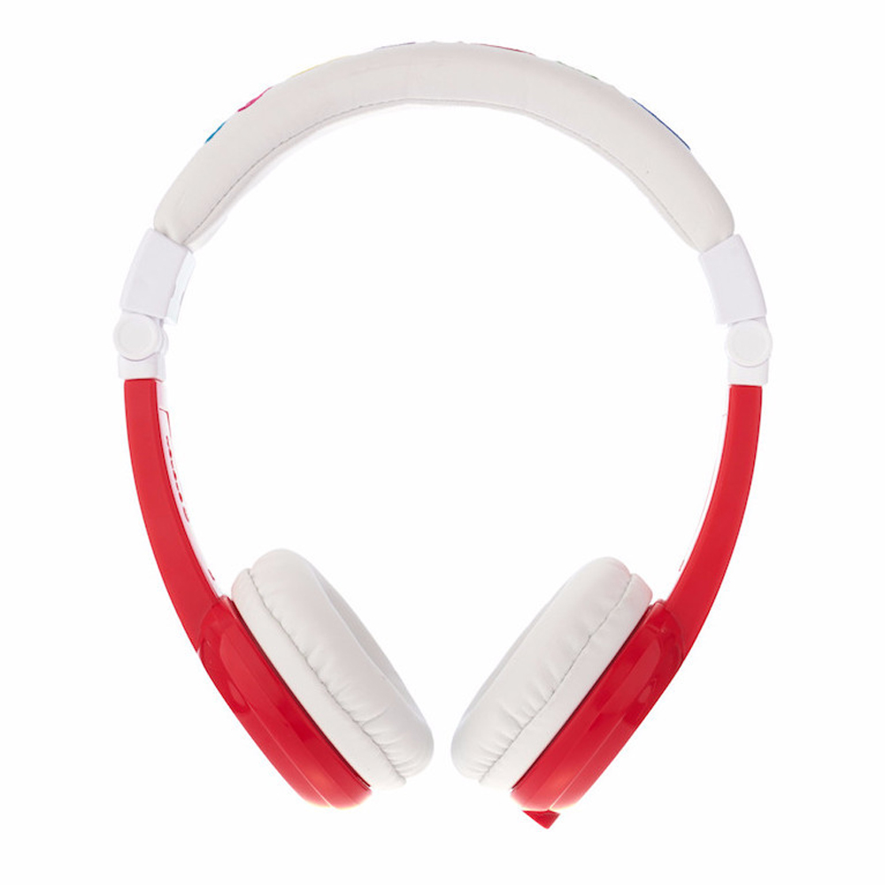 BUDDYPHONES EXPLORE FOLDABLE ON EAR WIRED HP RED