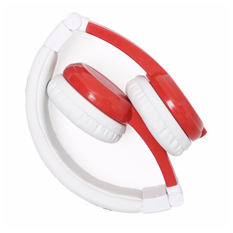 BUDDYPHONES EXPLORE FOLDABLE ON EAR WIRED HP RED