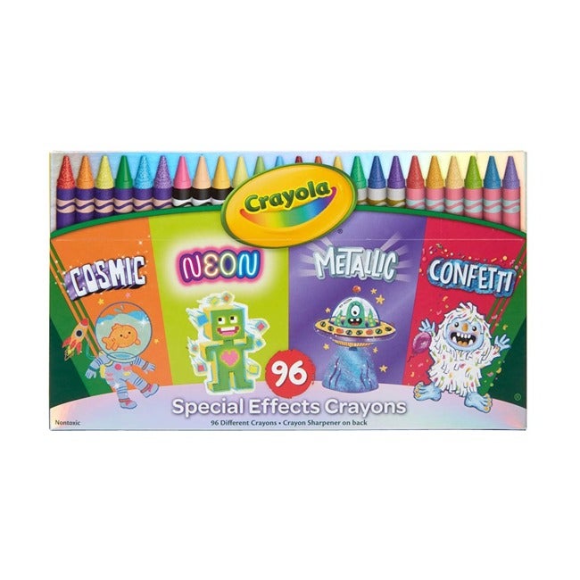 CRAYOLA 96-COUNT SPECIAL EFFECT CRAYONS