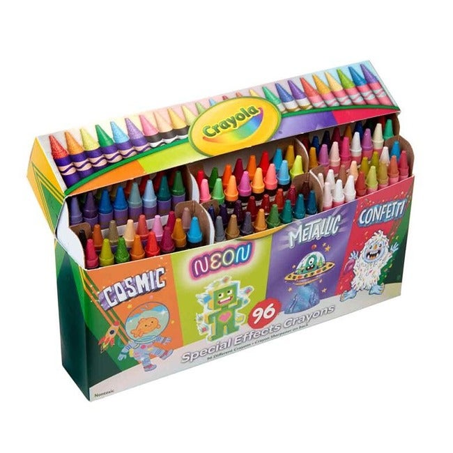 CRAYOLA 96-COUNT SPECIAL EFFECT CRAYONS