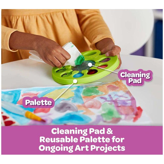 CRAYOLA POP AND PAINT WATER COLOR PALETTE