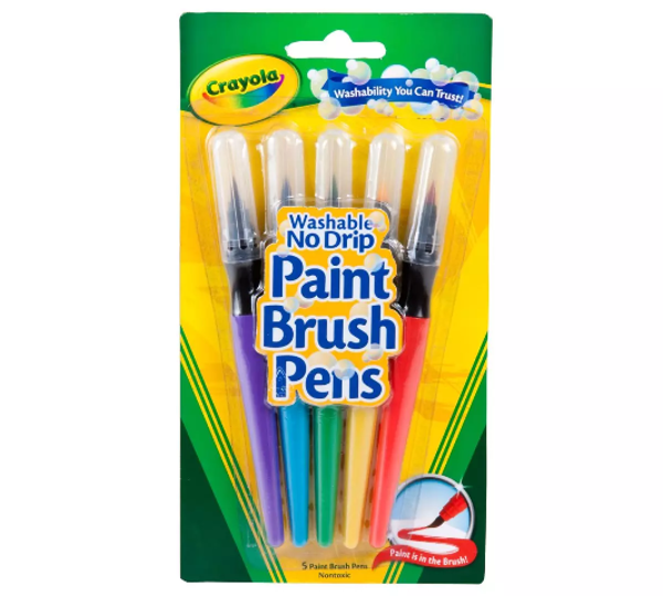 CRAYOLA WASHABLE NO DRIP PAINT BRUSH PEN