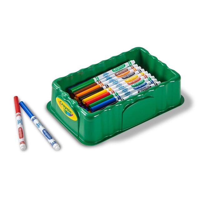 CRAYOLA 48CT TRAYOLA ULTRA-CLEAN WASHABLE MARKERS FINE LINE