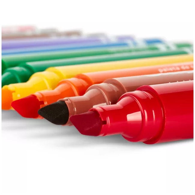 CRAYOLA 12-COUNT SILLY SCENTS SMASH UPS WEDGE TIP SCENTED