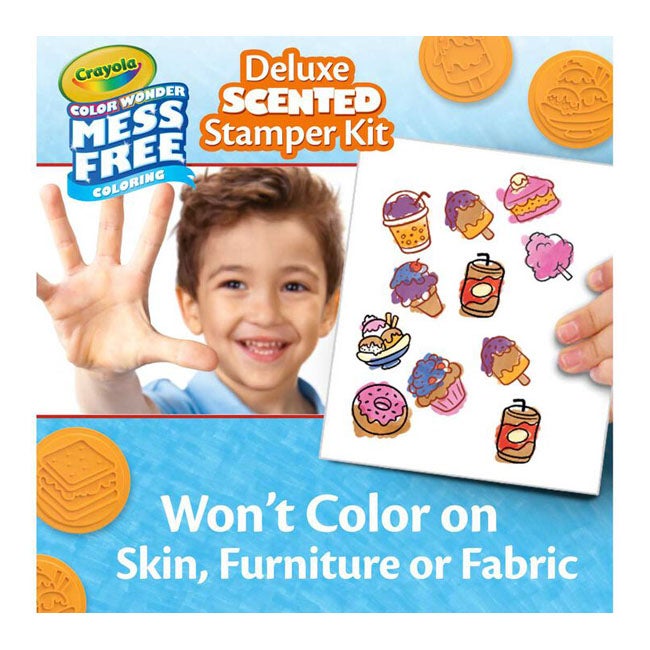 CRAYOLA COLOR WONDER DELUXE SCENTED STAMPER KIT