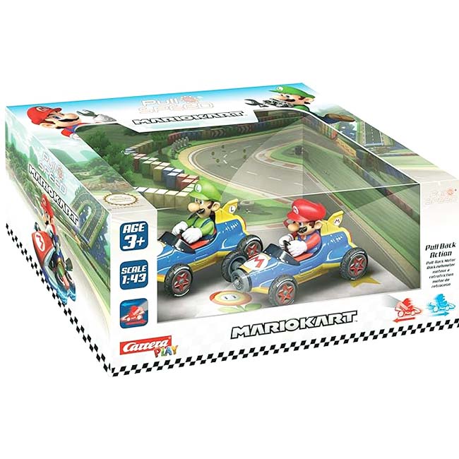 CARRERA PULL N SPEED MARIO KART TWIN PACK MACH-8