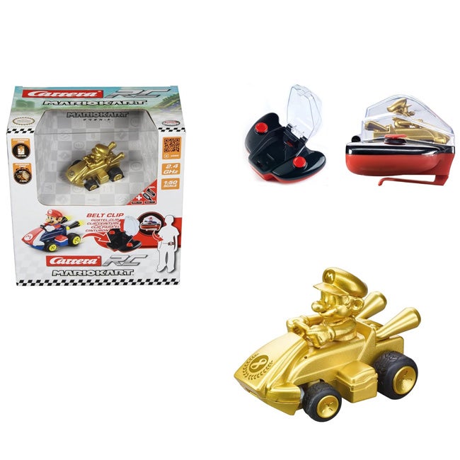 CARRERA MINI MARIO KART-2.4GHZ GOLD REMOTE CONTROL CAR