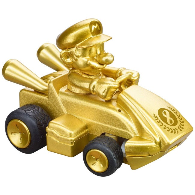 CARRERA MINI MARIO KART-2.4GHZ GOLD REMOTE CONTROL CAR
