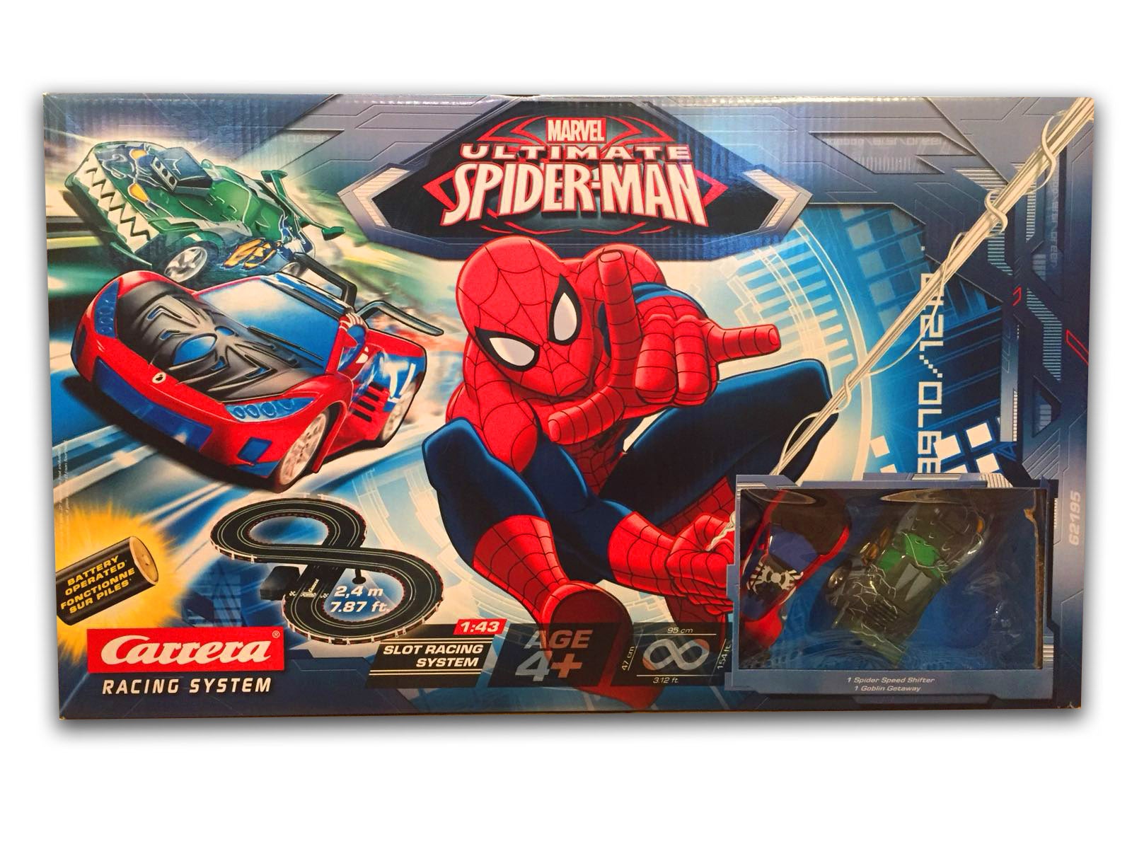 CARRERA ULTIMATE SPIDERMAN FIRST YEAR RACING TRACK SET